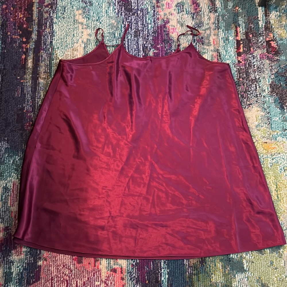 Delicate Treasures Satin Babydoll Nightgown